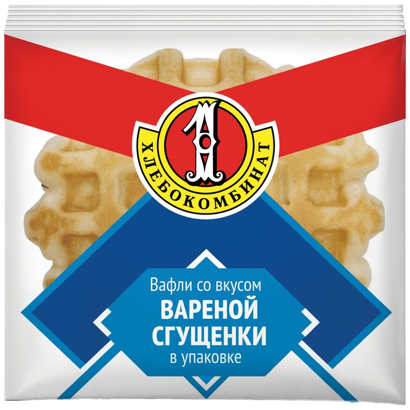 

Первый Хлебокомбинат Вафли со вкусом вареной сгущенки 90 г