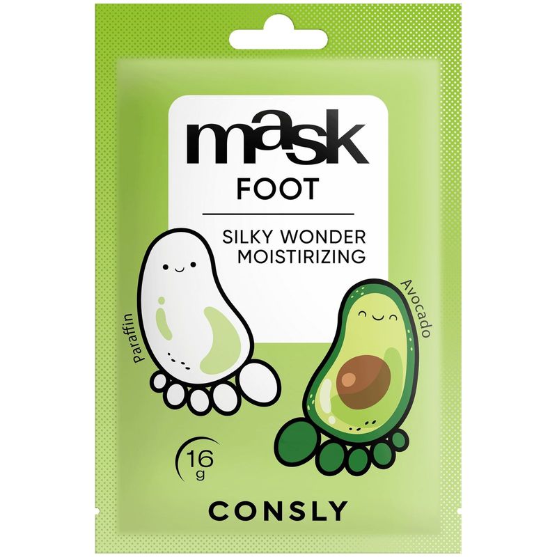 

Парафин-маска Consly Silky Wonder с экстрактом авокадо для ног 16 г