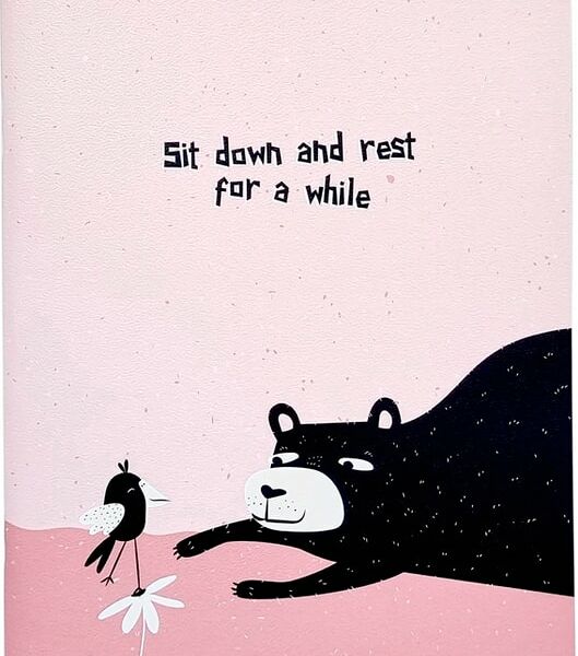 Тетрадь общая Be Smart Silly Медведь 165*220мм клетка 48л