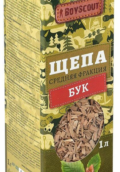 BOYSCOUT Щепа для копчения, бук, 1 л