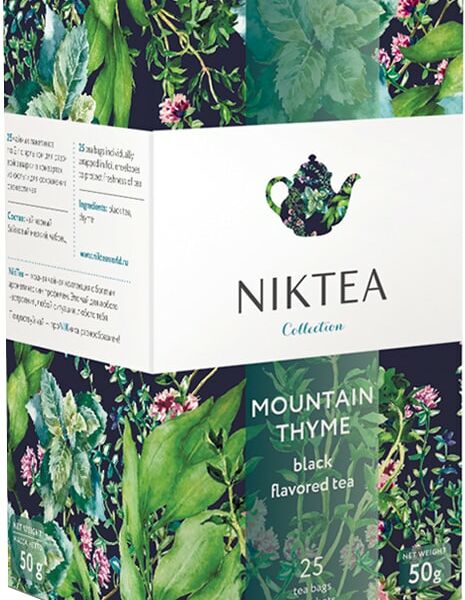 Чай черный Nikteа Горный Чабрец 25*2г