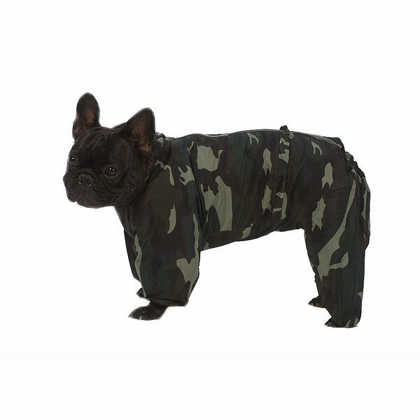 Комбинезон холодный для собак Ши-тцу L камуфляж (мальчик)