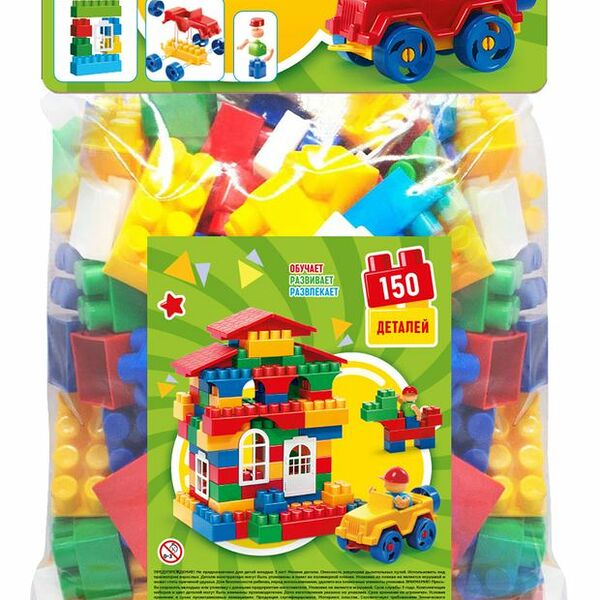 Конструктор Ашан Красная птица, 150 деталей