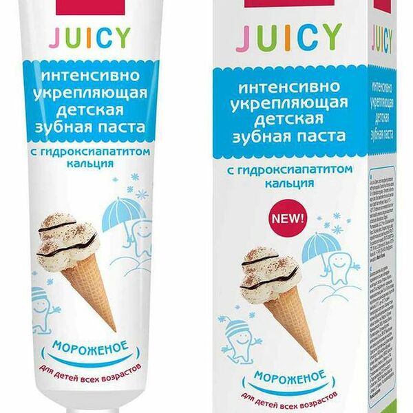 Зубная паста Splat Juicy Мороженое детская, 35мл