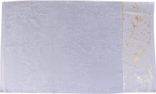 

Полотенце махровое Homeclub Viola 70 х 130 см серо-голубое