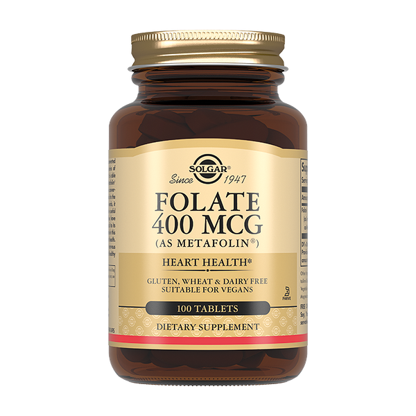 Solgar Фолат Метафолин таблетки 400 мкг 100 шт