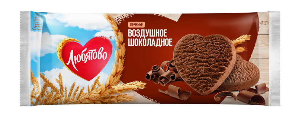 

Печенье Любятово Шоколадное Воздушное 200 г