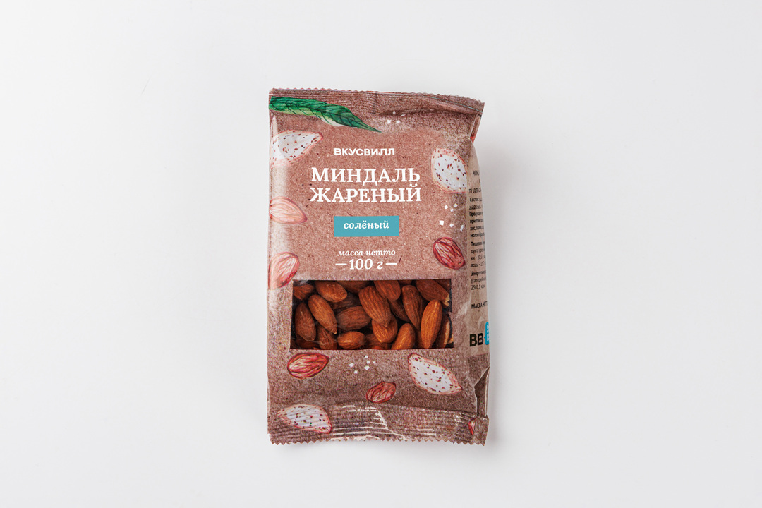 

Миндаль жареный соленый, 100 г