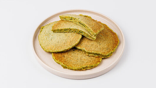 Оладьи с тыквой и шпинатом, кафе, 160г