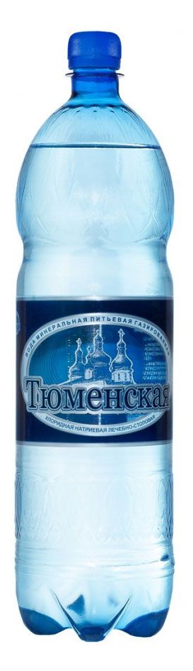 

Вода минеральная Тюменская газированная 1.5 л