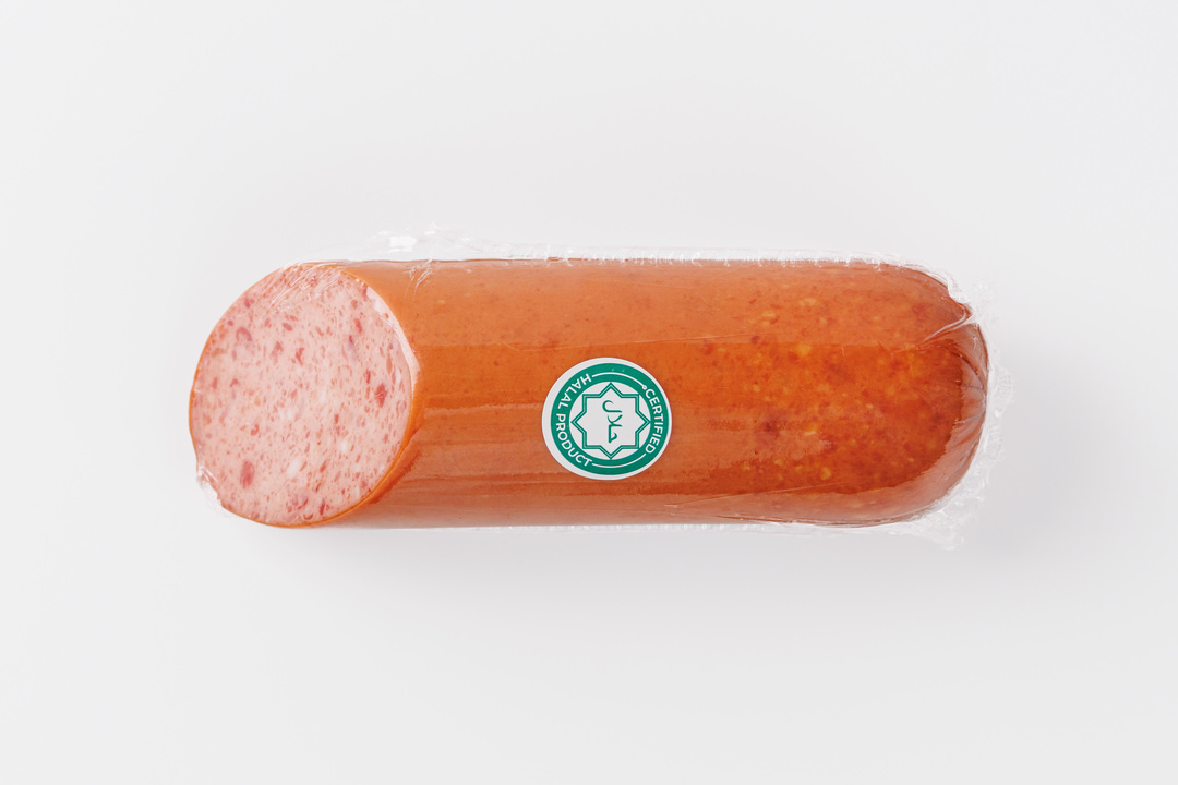 

Сервелат из мяса птицы с говядиной Халяль