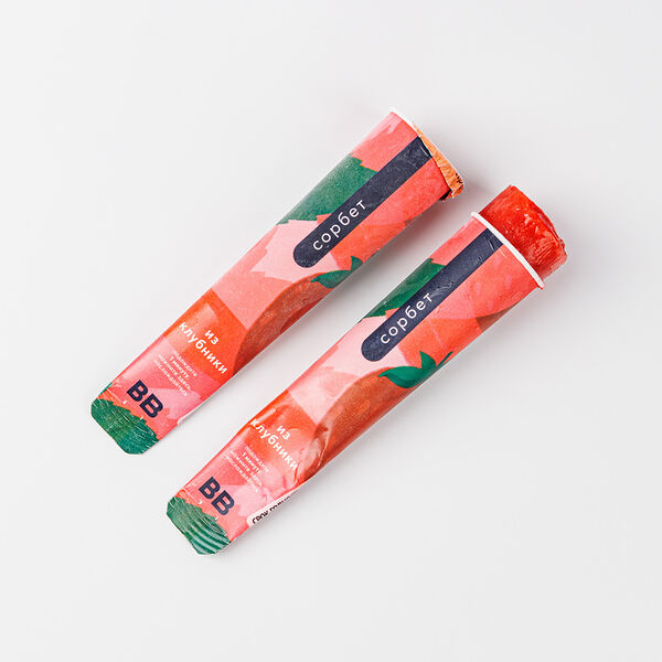 Сорбет из клубники замороженный