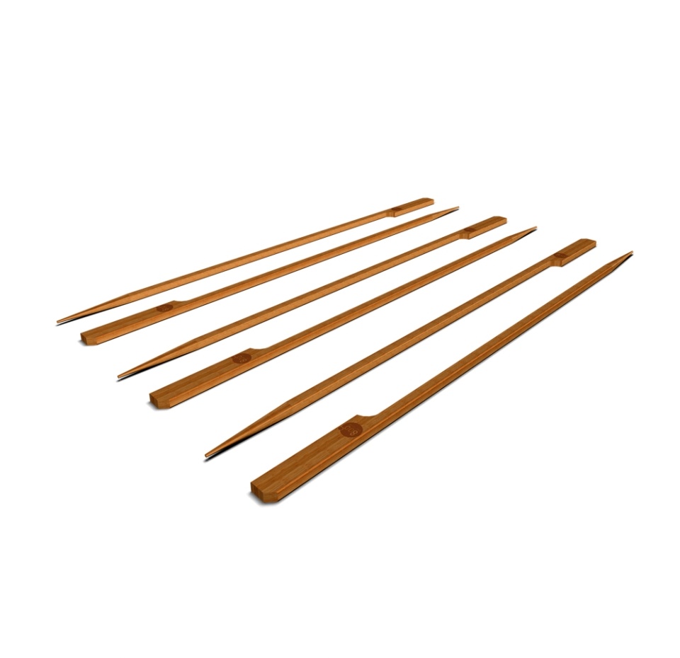 

Шпажки 800 Degrees бамбуковые длинные Bamboo Skewers 130шт., Китай
