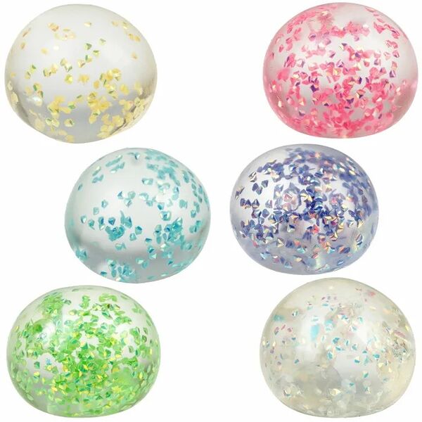 Игрушка-антистресс Крутой замес Супергель шар бриллиант 6см,1шт,цвет в ассортименте