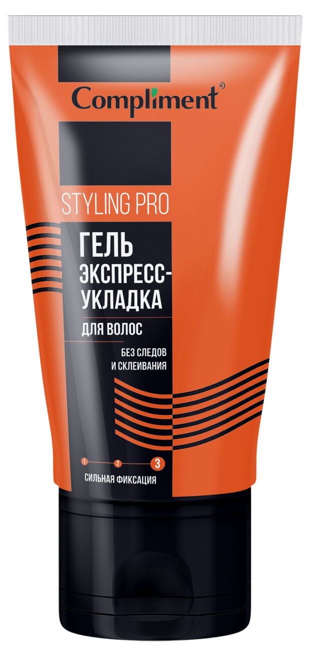 

Гель для волос Compliment STYLING Pro Экспресс-Укладка сильная фиксация