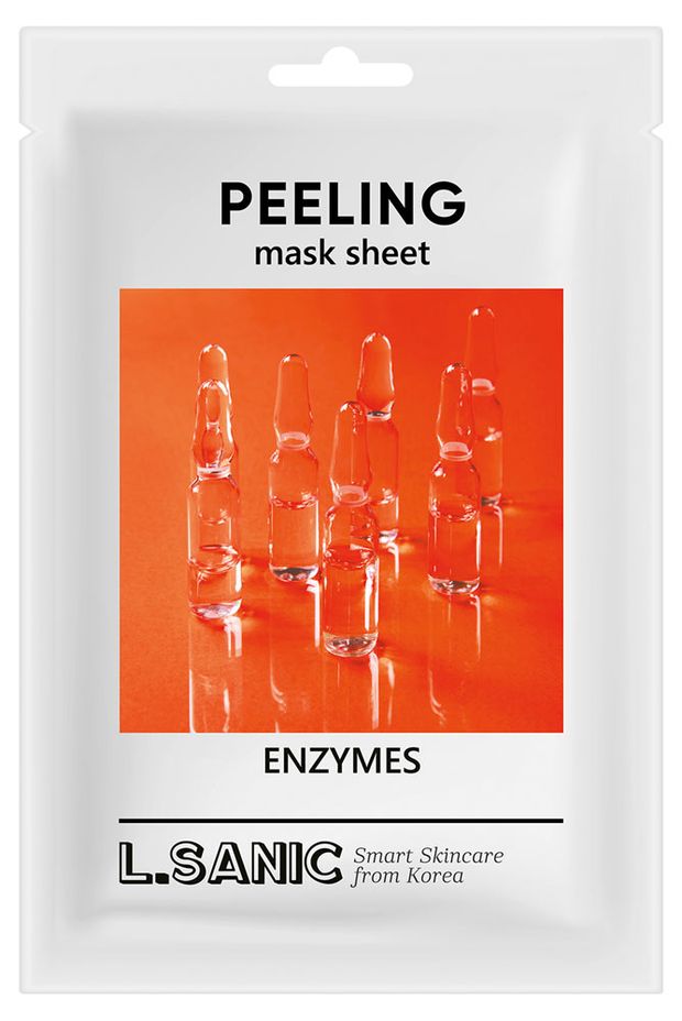 

Маска тканевая L.Sanic Enzymes Peeling Mask Sheet с энзимами обновляющая, 25 мл