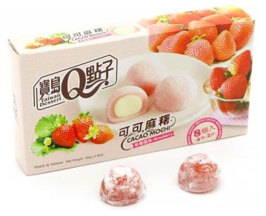 

Какао-моти Qidea с клубникой 80 г