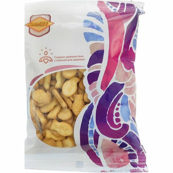 Крекер СахарOFF Фигурный с сыром на фруктозе 200 г