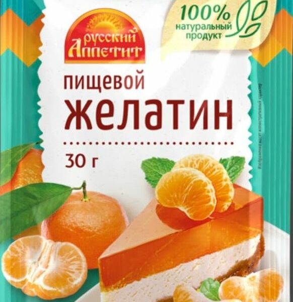 Желатин Русский Аппетит пищевой 30г