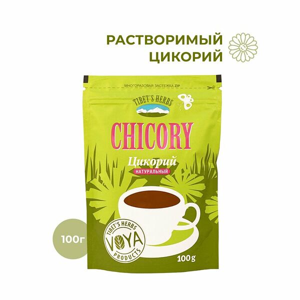 Цикорий Tibet's Herbs натуральный растворимый 100г