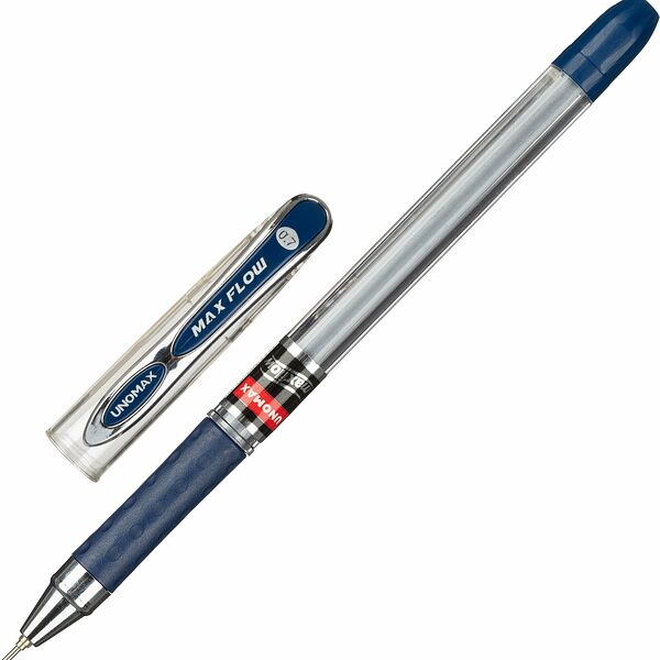 Ручка шариковая неавтомат. Unomax/Unimax Max Flow 0,7мм,син,масл,манж
