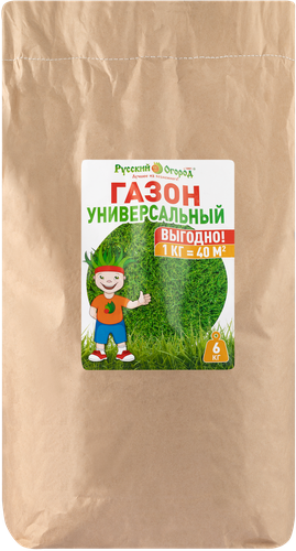 

Трава газонная Русский огород Газон Универсальный 6 кг