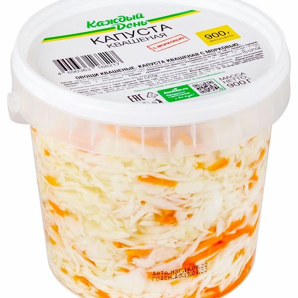 Капуста квашеная Каждый день, 900г
