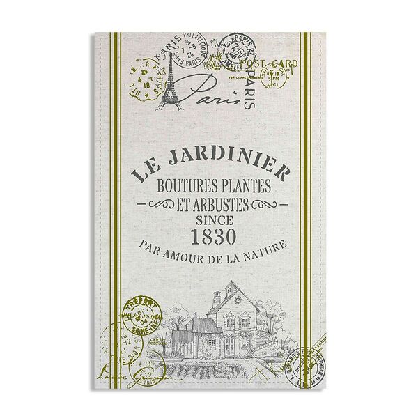 Полотенце кухонное Grand Style Коттедж, 39х60 см, хлопок/лен, шелкография