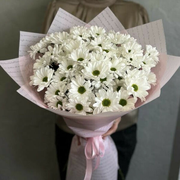 Букет кустовых ромашковых хризантем