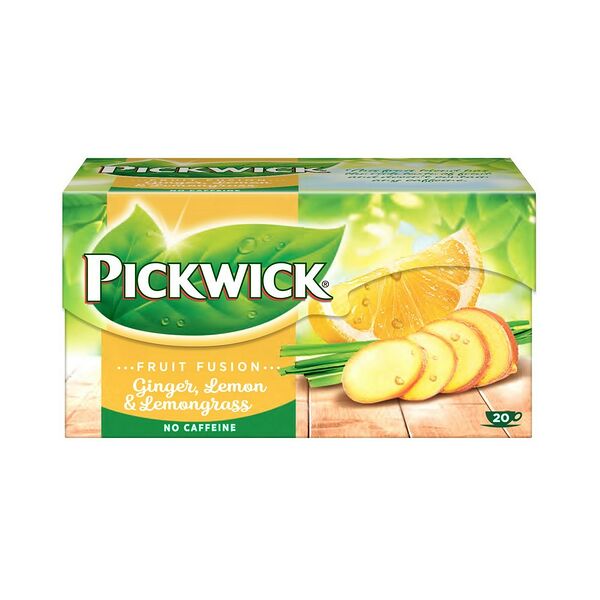 Чайный напиток ароматиз пак PICKWICK GINGER, LEMON&LEMONGRASS 20штx2г