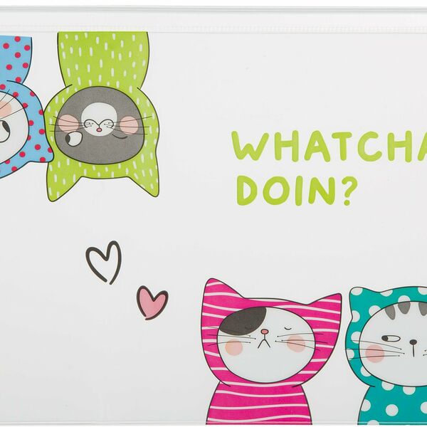 Папка-конверт на молнии M&G So Many Cats, A5, 0,18 мм, в асс ADM929FP