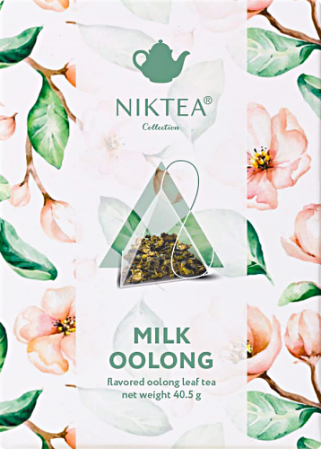 Чай зеленый Niktea Молочный улун 15 пирамидок 40.5 г