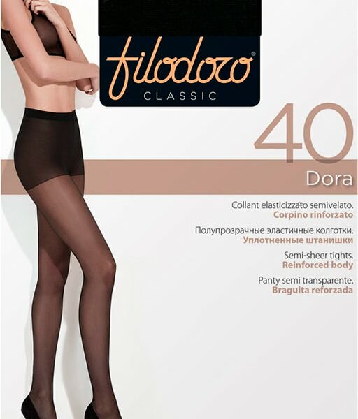 Колготки Filodoro Dora 40 Nero Черный Размер 3