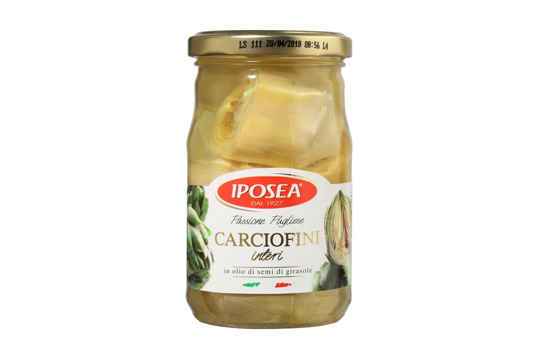 

Артишоки Iposea Interi целые в масле 290г