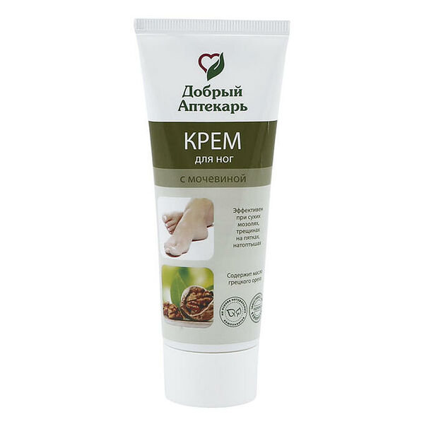 Крем для ног Добрый аптекарь с мочевиной размягчающий 75 мл