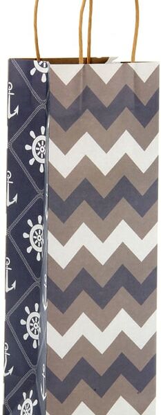 Подарочный пакет Veld Co крафт 12*36*10см в ассортименте