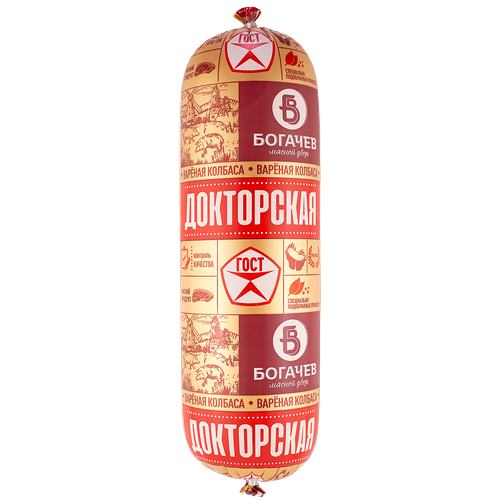 Колбаса вареная Богачев Докторская вес