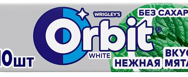 Жевательная резинка Orbit White Нежная мята 13.6г