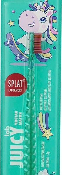Splat Juicy lab Магия единорога Зубная щетка мягкая для детей прозрачная в ассортименте 1 шт.