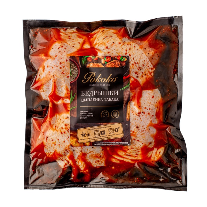 

Бедрышки Рококо цыпленка табака охлажденные 900 г