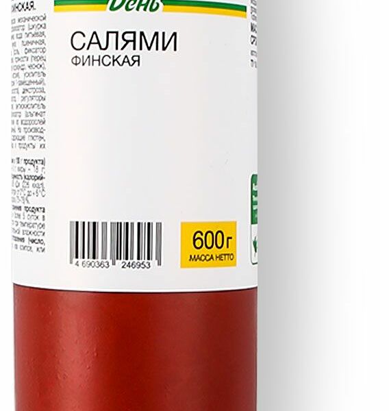 Колбаса Каждый день Салями финская, 600 г