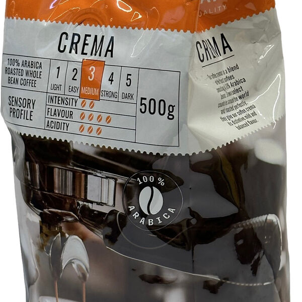 Кофе в зернах Eurocafe Crema 500г
