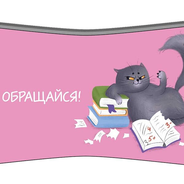 Пенал школьный Феникс+ арт.61283/48 Озорные котики