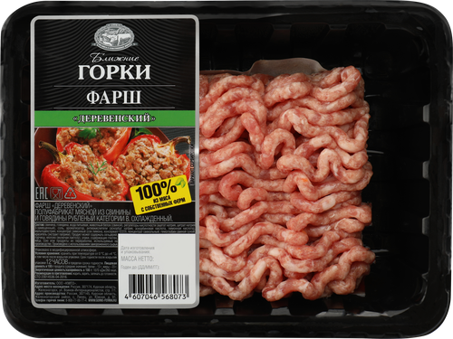 

Фарш Ближние Горки Деревенский 400 г
