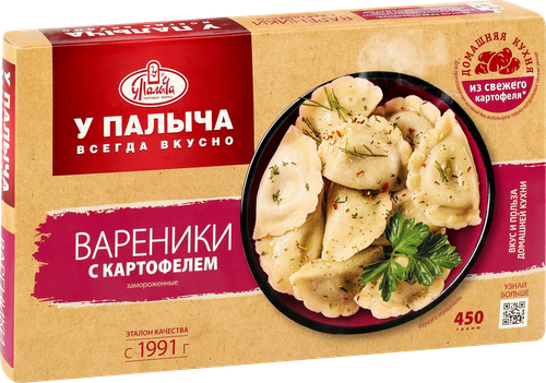 

Вареники У Палыча с картофелем 450 г