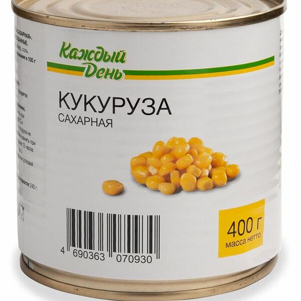 Кукуруза сахарная Каждый День 400 г