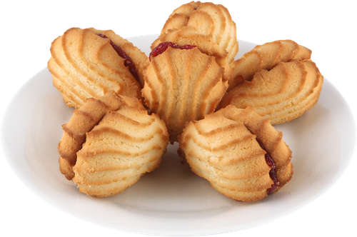 

Печенье Лента Fresh Ракушки с джемом вес