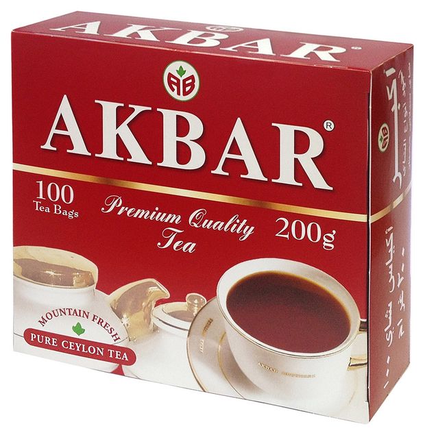 

Чай черный цейлонский Akbar Mountain Fresh 100х2 г