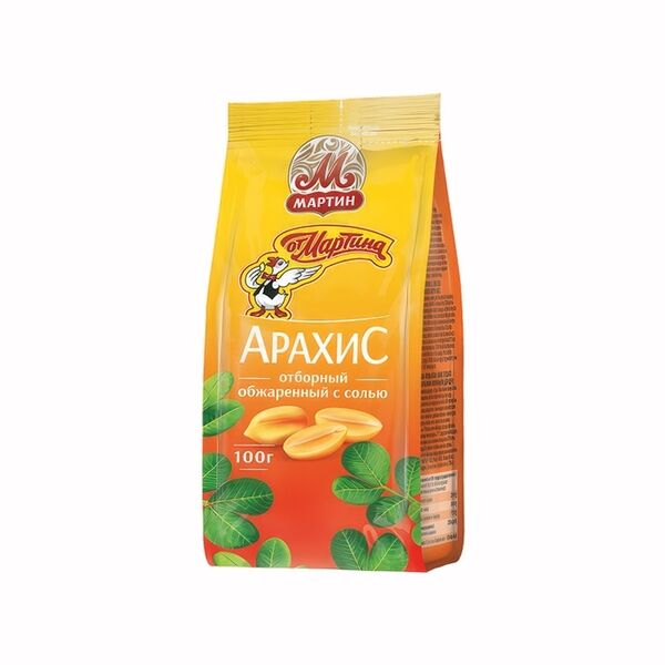 Арахис От Мартина Отборный обжаренный с солью 100г