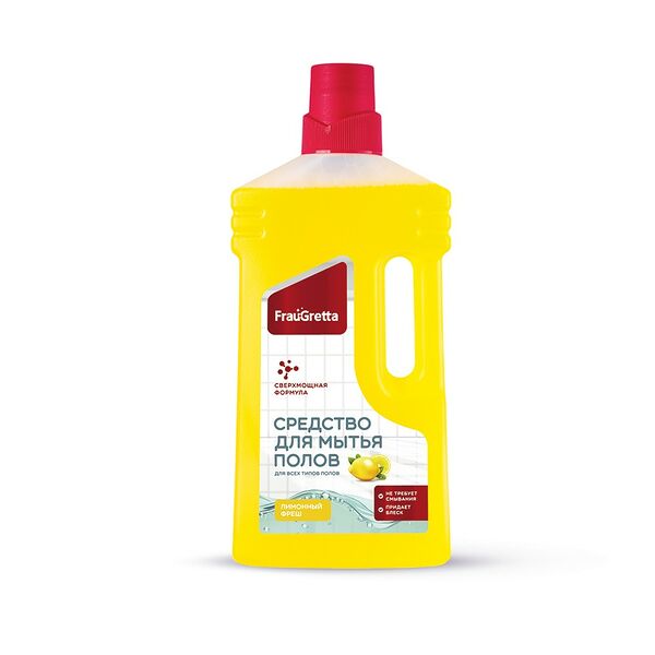 Средство для мытья полов Frau Gretta Лимонный фреш 1 л
